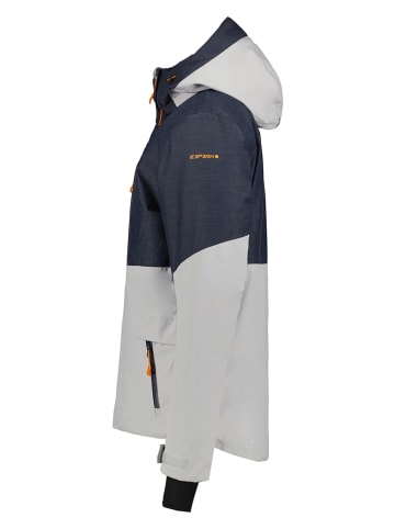 Icepeak Ski-/snowboardjas "Callahan" grijs/donkerblauw