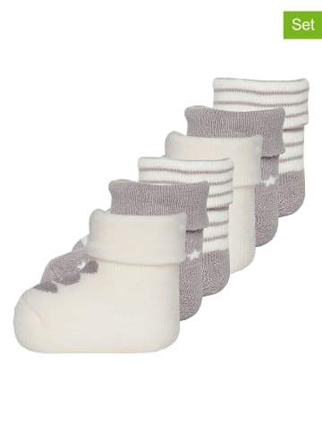 ewers 6er-Set: Babysocken in Weiß/ Beige