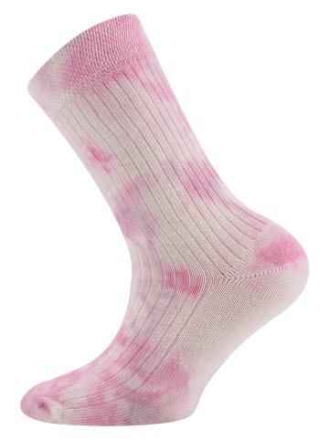 ewers 2-delige set: sokken paars/lichtroze