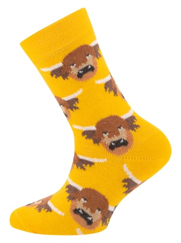 ewers 3er-Set: Socken in Schwarz/ Gelb/ Grün