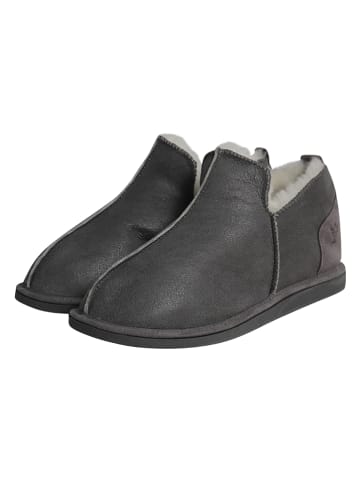 Kaiser Naturfellprodukte H&L Pantoffels met lamsvacht "Drammen" grijs