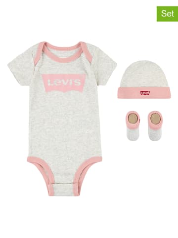 Levi's Kids 3tlg. Erstlings-Set in Grau
