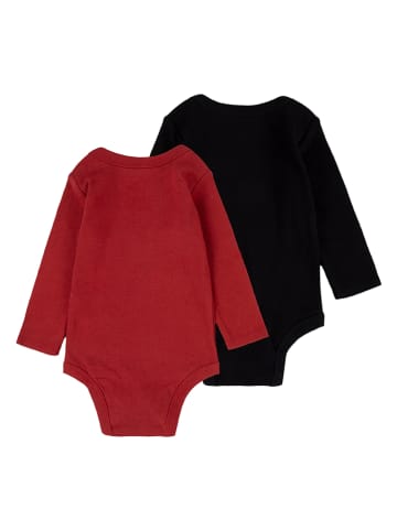 Levi's Kids 2er-Set: Bodys in Schwarz/ Rot