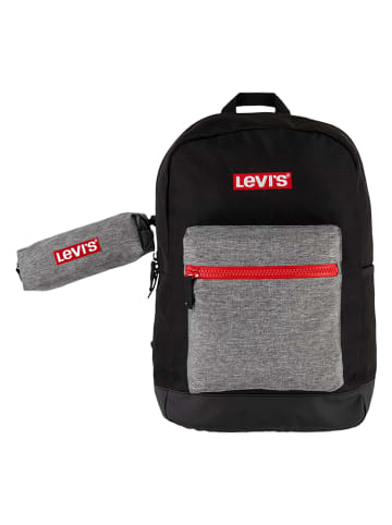 Levi's Kids Plecak w kolorze szaro-czarnym - 29 x 43 x 18 cm