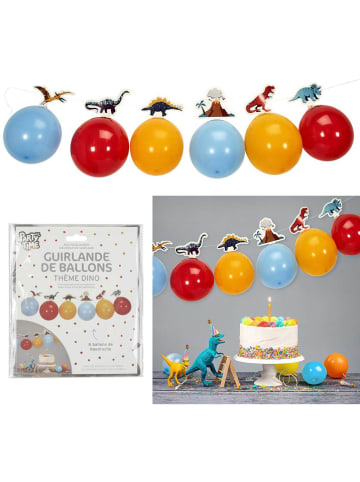 The Home Deco Kids Girlandy balonowe (3 szt.) w kolorze czerwono-żółto-błękitnym