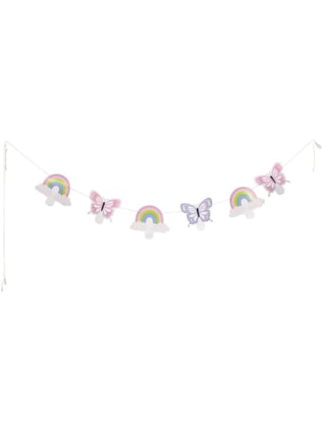 The Home Deco Kids 3-delige set: ballonnenslingers blauw/lichtroze/wit