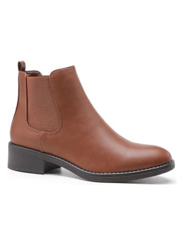 C'M Chelsea-Boots in Camel