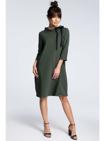 Be Wear Sukienka w kolorze ciemnozielonym