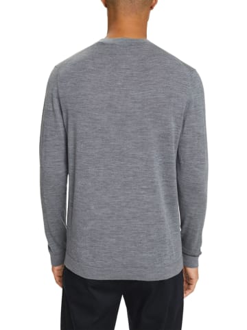 ESPRIT Wełniany sweter w kolorze szarym