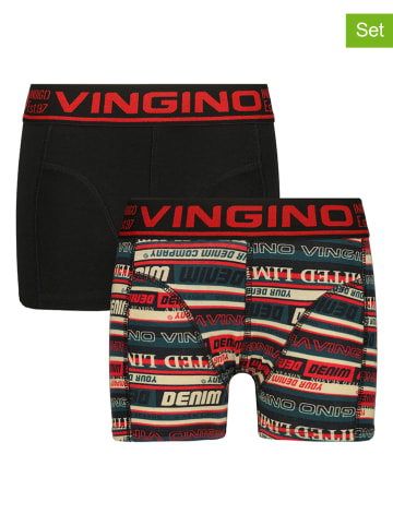 Vingino 2-delige set: boxershorts meerkleurig/zwart