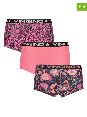 Vingino 3er-Set: Pantys in Pink