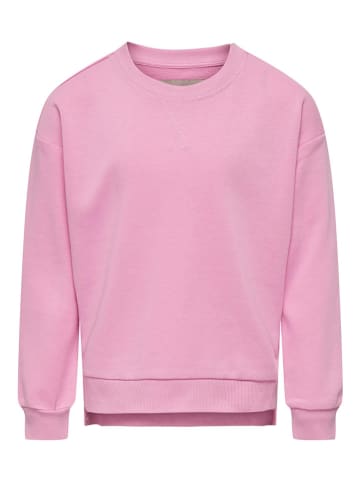 KIDS ONLY Sweatshirt "Never" in Rosa