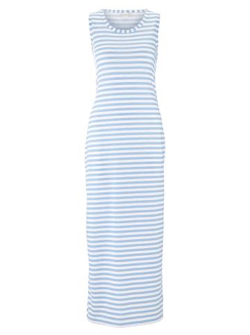 Heine Kleid in Hellblau/ Weiß