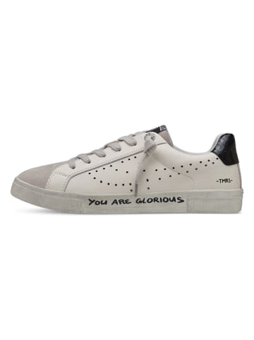 Tamaris Leder-Sneakers in Grau