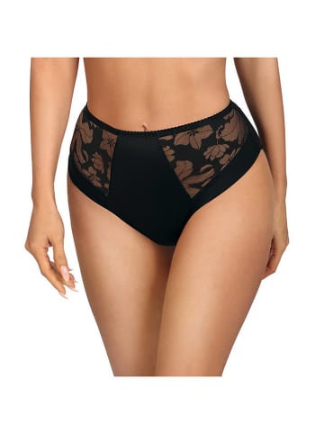 Wiesmann Figi high waist "Renee" w kolorze czarnym do talii