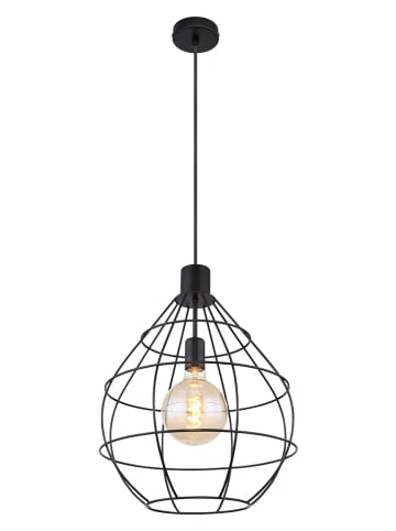 Globo lighting Hängeleuchte "Edwin" in Schwarz - (H)120 x Ø 37 cm