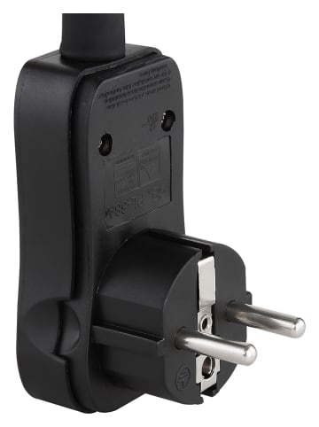 Globo lighting Wandleuchte "Robby" in Schwarz/ Silber - (B)32 x (H)43 cm