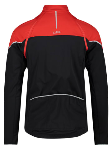CMP Kurtka softshellowa 2w1 w kolorze czarno-czerwonym