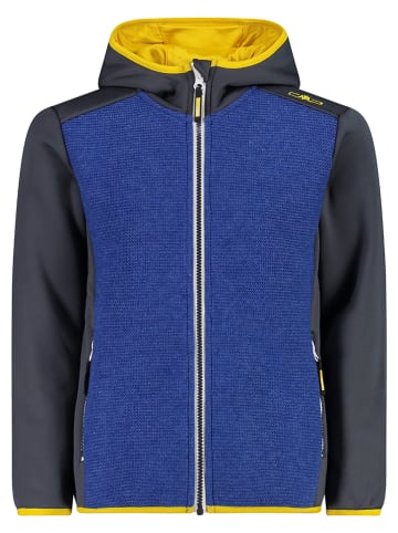 CMP Fleecejacke in Blau/ Dunkelgrau