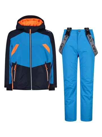 CMP 2tlg. Ski-/ Snowboardoutfit in Schwarz/ Blau