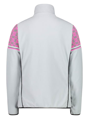 CMP Fleece jas wit/roze