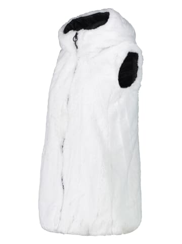 CMP Kamizelka pluszowa w kolorze białym