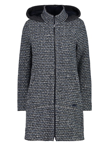 CMP Vilten mantel grijs/donkerblauw