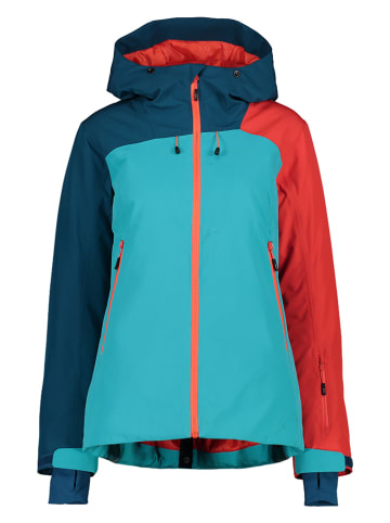 CMP Ski-/snowboardjas turquoise/rood
