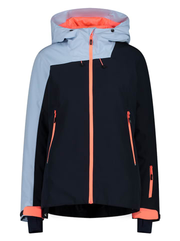 CMP Ski-/ Snowboardjacke in Dunkelblau/ Hellblau