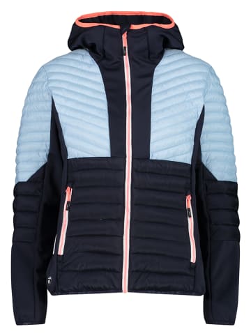 CMP Hybridjacke in Hellblau/ Dunkelblau