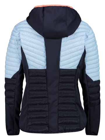 CMP Hybridjacke in Hellblau/ Dunkelblau