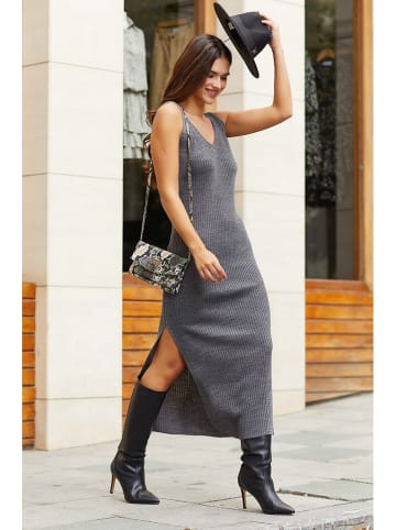 Milan Kiss Kleid in Anthrazit