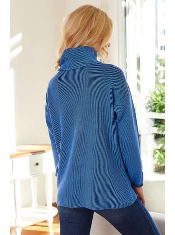 Milan Kiss Rollkragenpullover in Dunkelblau