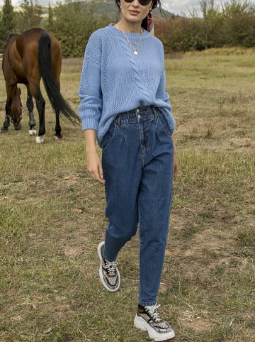 Milan Kiss Pullover in Hellblau