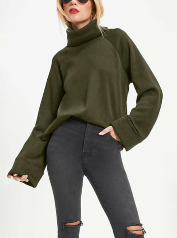 LA Angels Rollkragenpullover in Oliv