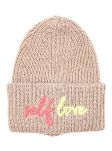 Zwillingsherz Wollen muts "Lizi" beige