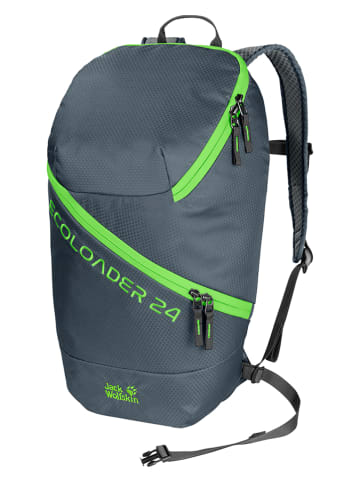 Jack Wolfskin Wandelrugzak "Ecolader 24" grijs - (B)23 x (H)37 x (D)15 cm