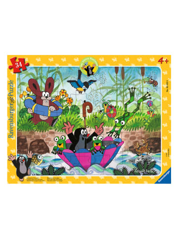 Ravensburger 34-delige framepuzzel "Zwemplezier met vrienden" - vanaf 4 jaar