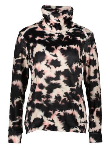 Roxy Bluza polarowa w kolorze czarno-jasnoróżowym