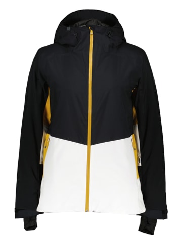 Roxy Kurtka narciarska w kolorze czarno-biało-żółtym