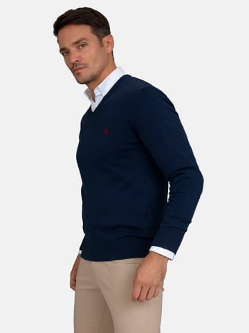 SIR RAYMOND TAILOR Sweter "Neva" w kolorze granatowym