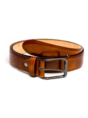 ORTIZ & REED Leren riem "Ahobar" lichtbruin