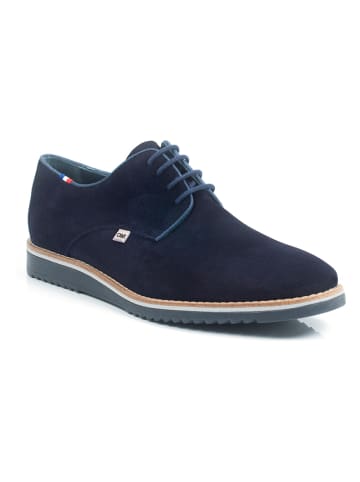 ORTIZ & REED Leder-Schnürschuhe "Stilen" in Dunkelblau