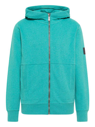 ELBSAND Sweatvest "Aaron" turquoise