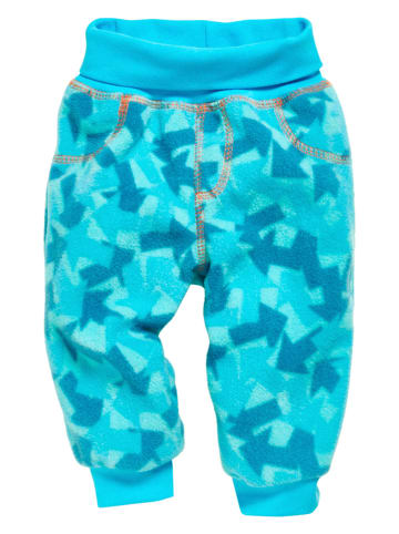 Playshoes Fleece-Hose in Hellblau
