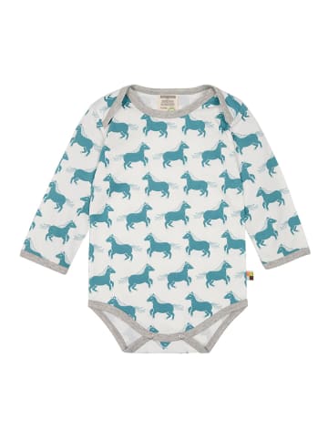 loud + proud Romper "Druck" lichtblauw