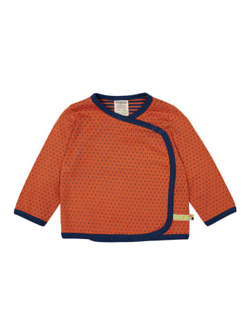 loud + proud Cardigan "Doubleface" in Orange