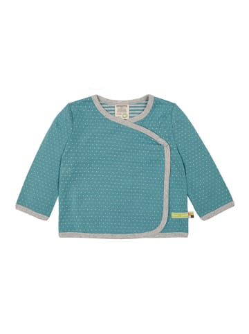loud + proud Cardigan "Doubleface" in Hellblau