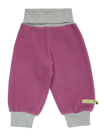 Loud + proud Spodnie wełniane w kolorze fioletowym