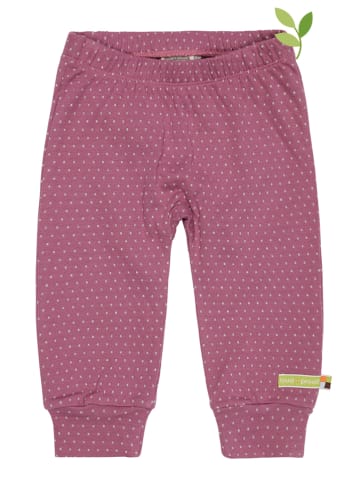loud + proud Sweatbroek "Doubleface" paars